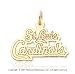 14k Yellow Gold Stylized St. Louis Cardinals Pendant