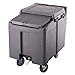 Cambro ICS125L191 Granite Gray SlidingLid Standard Height 125 Lb Portable Ice Caddy with Sliding Lid (1 Each)