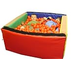 TODDLER BALL POOL - with 1,000 balls and a cover, it s perfect for younger children and small groups.