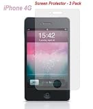 Screen Protector for iPhone 4G (3-Pack)