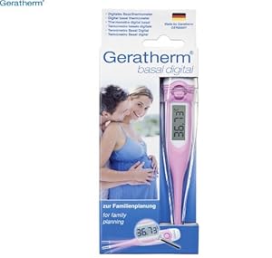 Geratherm Basal Digital, Digital cycle thermometer for determination of the time of ovulation.