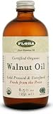 Flora Walnut Oil Certified Organic, 8.5-Ounce Glass Bottle