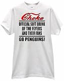 CHOKE OFFICIAL SOFT DRINK OF THE FLYERS GO PENGUINS FAN T SHIRT jersey