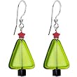 Handcrafted Holiday Christmas Tree Earrings