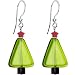Handcrafted Holiday Christmas Tree Earrings