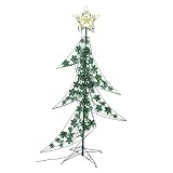 Lighted Sparkly Tree - Green (5')