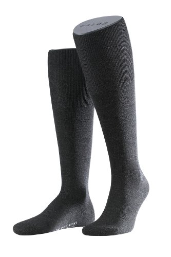 Falke Herren Kniestr&uuml;mpfe 15435 Airport Kniestrumpf, Gr. 45/46, Grau (anthra.mel 3080) Preisvergleich