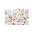 Colourful Poster Featuring the Happy Go Lucky Doodles by Jon Burgerman, Nineteen Something or Order 100x70cm