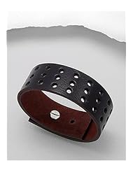 Black Leather Bracelet