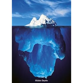 Posters: Motivational Poster - Iceberg, Hidden Depths (36 x 24 inches)