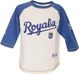 Kansas City Royals -Youth- Milestone 3/4 Sleeve Raglan Crew Shirt