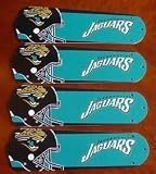 Ceiling Fan Designers 42SET-NFL-JAX NFL Jacksonville Jaguars Football 42 In. Ceiling Fan Blades ONLY