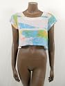 Seneca Rising womens floral cropped top