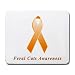 Feral Cats Awareness Ribbon Mouse Pad