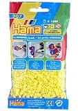 Hama - 207-43 - Loisirs Créatifs  - Perles et Bijoux  - Sachet 1000 Perles Jaune Pastel