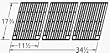 Porcelain Coated Cast Iron Cooking Grid for BBQ Grillware and Brinkmann Grills