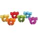 MSC 49601 Joie Bow Tie Drink and Wine Charm Set, Set of 6