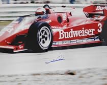 Mario Andretti - Budweiser Car Left - Autographed 16x20 Photograph