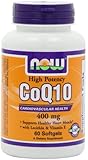 NOW Foods Coq10 400mg, 60 Softgels