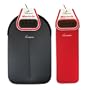 Metrokane Rabbit Wine To Go Double Bag-Charcoal