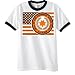 Cherokee Flag Ringer T-Shirt