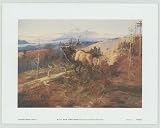 The Elk By Charles M. Russell. ART PRINT Size: 19.5 x 15 Inches