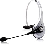 Bluesonic HCB35A Hands Free Bluetooth Headset with Boom Mic and Noise Cancelling