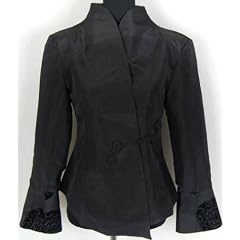 Elegant Jacke/Blazer Handarbeit Schwarz Verf�gbare Gr��en: 34, 36, 38, 40, 42, 44, 46, 48, 50
