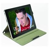 Scosche foldIO P2 Black Carbon Fiber Texture Folio Case for iPad 2 (IPD2CFBK)