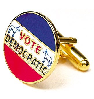 Vintage Vote Democratic Democrat Cufflinks Cuff Links