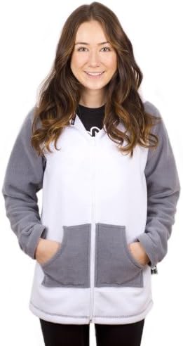 Crazyheads Husky Wolf Fleece Hoodie with Eyes, XX-Large