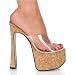 Pleaser Plateau Pantolette CANDY-01