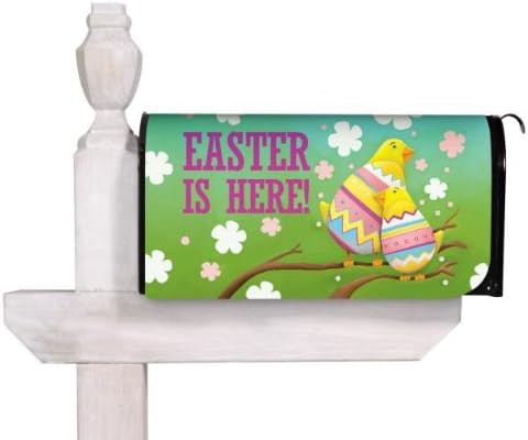 Easter Chicks Magnetic Mailbox Cover Wrap
