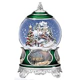 The Bradford Exchange Thomas Kinkade O Christmas Tree Musical Snow Globe
