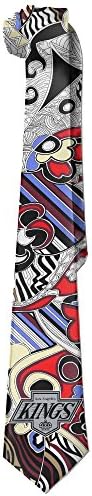 ReBorn Los Angeles Team Kings Mens New Formal Silk Wide Ties Necktie