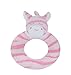 Angel Dear Ring Rattle, Pink Zebra