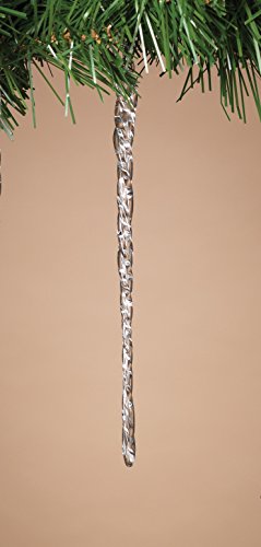 6″h Glass Icicle Ornaments (set OF 20)