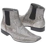 Steve Madden Men's Staff (Grey Distressed 11.5 M)