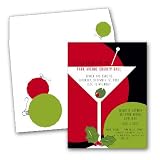 41Ww2hJcoHL. SL160  Christmas Party Invitation with Coordinating Envelope  ...
