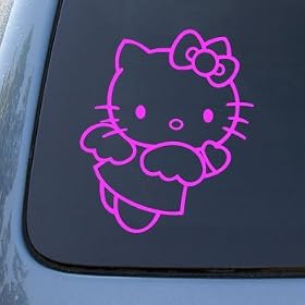 HELLO KITTY ANGEL - Vinyl Decal Sticker #A1401 | Vinyl Color: Pink