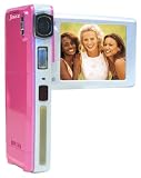 Pink 12MP Ultra-Slim Digital Video Camera, Camcorder, and Music Player 2.5 LCD Screen