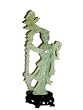 Hand Carved Jade Statue -Chinese Dynasty Courtly Dancer