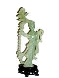 Hand Carved Jade Statue -Chinese Dynasty Courtly Dancer