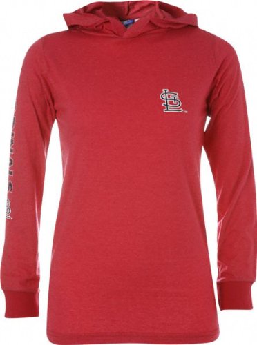 Buy St. Louis Cardinals Ladies Old School Knit Hooded Tee