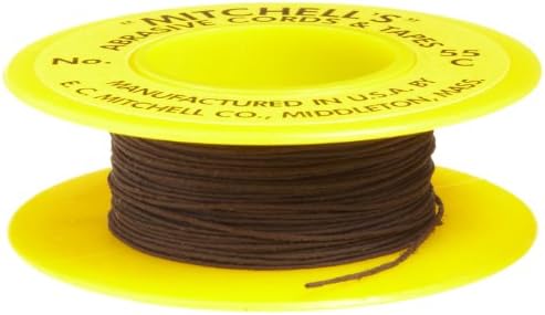 Mitchell Abrasives 55-C Round Crocus Polishing Cord, .018" Diameter x 25 Feet
