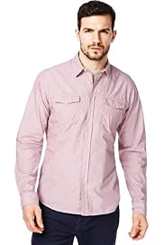 North Coast Pure Cotton Slim Fit Striped Shirt