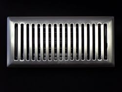 Floor Register (Contemporary Design) Nickel 2x12- FREE SHIPPING+ 40% off when purchase 2 or more