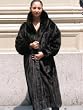 FABULOUS RANCH MINK FUR COAT sz12 #3566