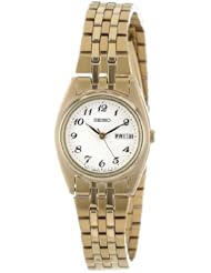 Seiko Womens SXA126 Functional Gold-Tone Stainless Steel Watch