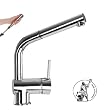 hochwertige Hochdruck Sp�ltischarmatur chromoptik mit �kosparkartusche Armatur Wasserhahn Einhebelmischer K�che
